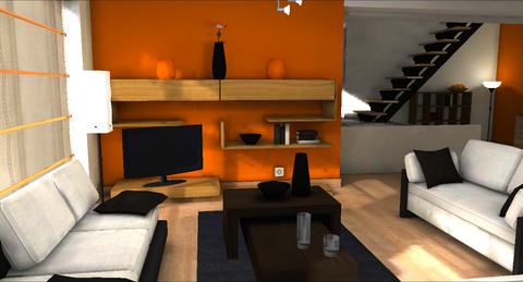 Orange interior